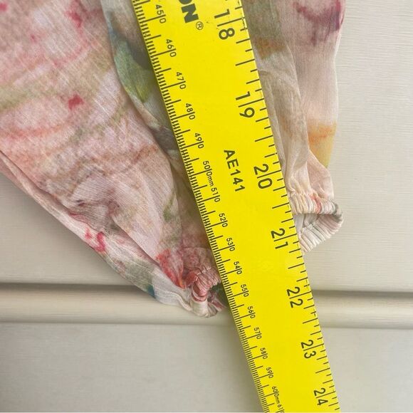 Dazy Subdued Floral Flowy Button Front Midi Dress Small - Picture 9 of 10